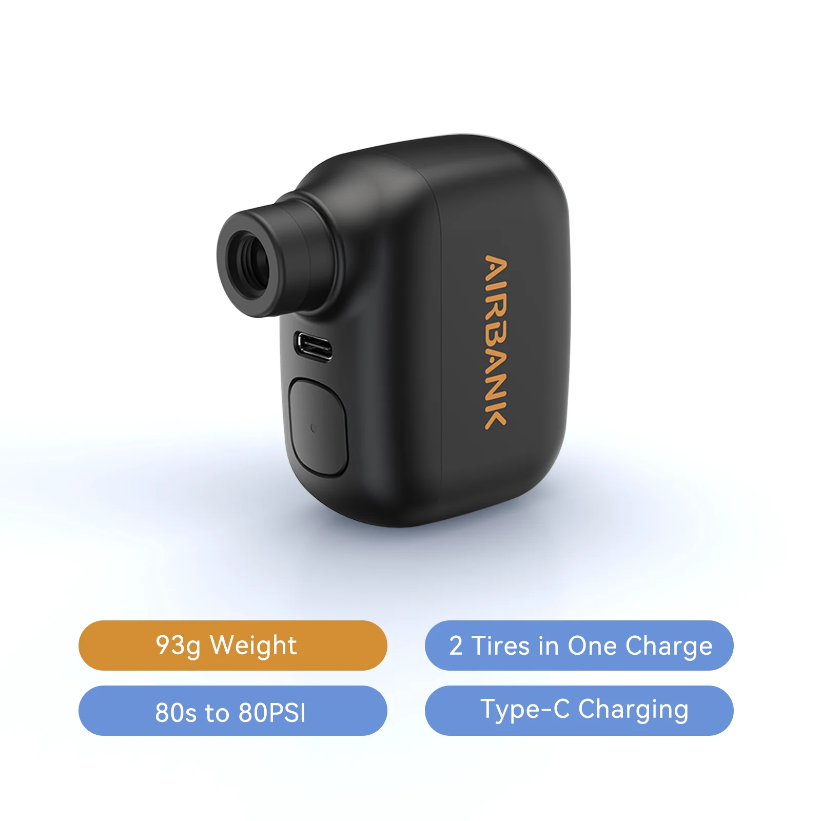 AIRBANK ポケット SE ミニポータブル電動ポンプ自転車コードレス