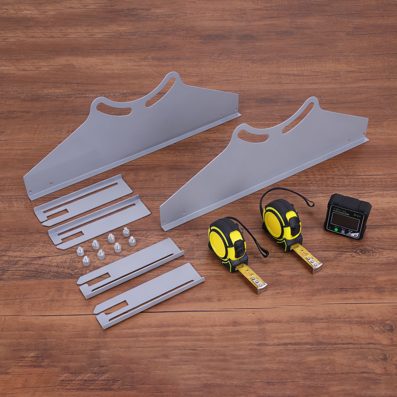 Toe Alignment Tool with 2 Tape Measures and 1 Digital Angle Finder Heavy Duty Toe & Camber Alignment Plates for Car and Truck 5