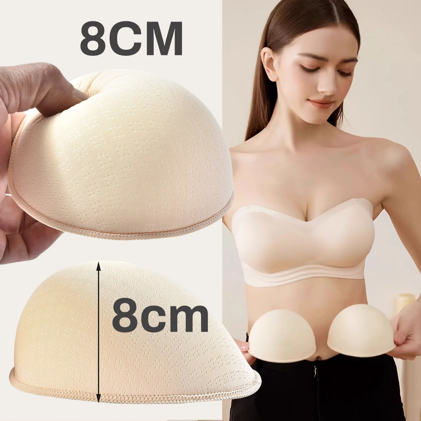 5/6/7/8cmThickenedLatexPush-UpBraPadsBreastInsertsPush-UpBraEnhancersBreastLiftSwimsuitPadding-AliExpress200574005