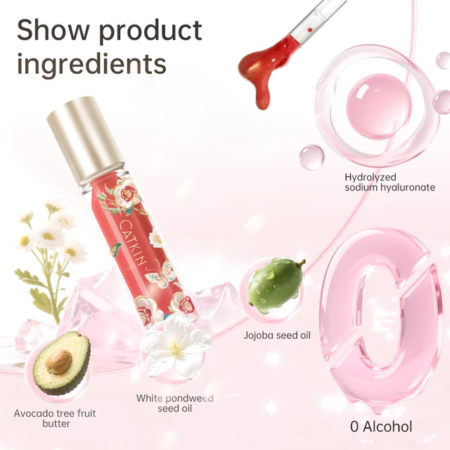 CATKIN Lip Essence Lipstick Lip Glaze Mirror Water Gloss Lip Gloss Moisturizing Glass Dudu Lip Lotion Lip Gloss