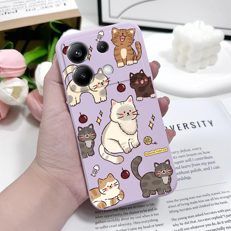 Adorable Feline-Themed Silicone Phone Case