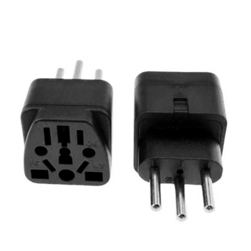 Plug Adapter Universal 10A 250V EURO UK AU USA EU to Swiss Switzerland Suisse 3 Pin AC Power Travel