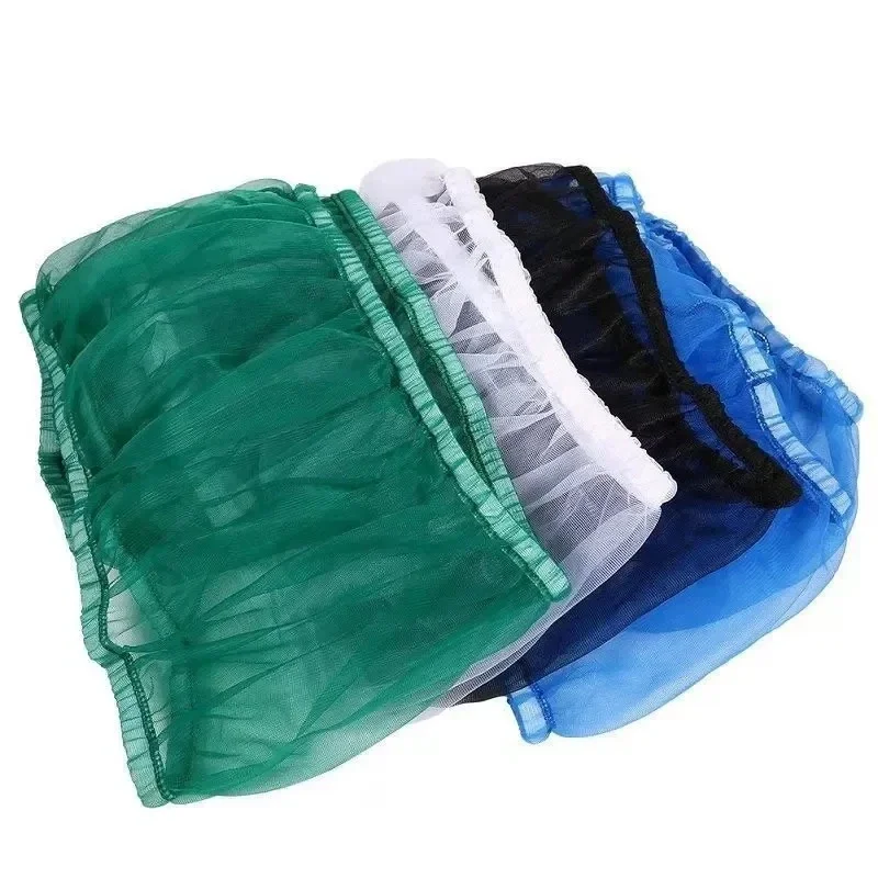 Bird Cage Cover Stretchy Nylon Mesh Soft Easy Cleaning Airy Fabric Seed Catcher Guard