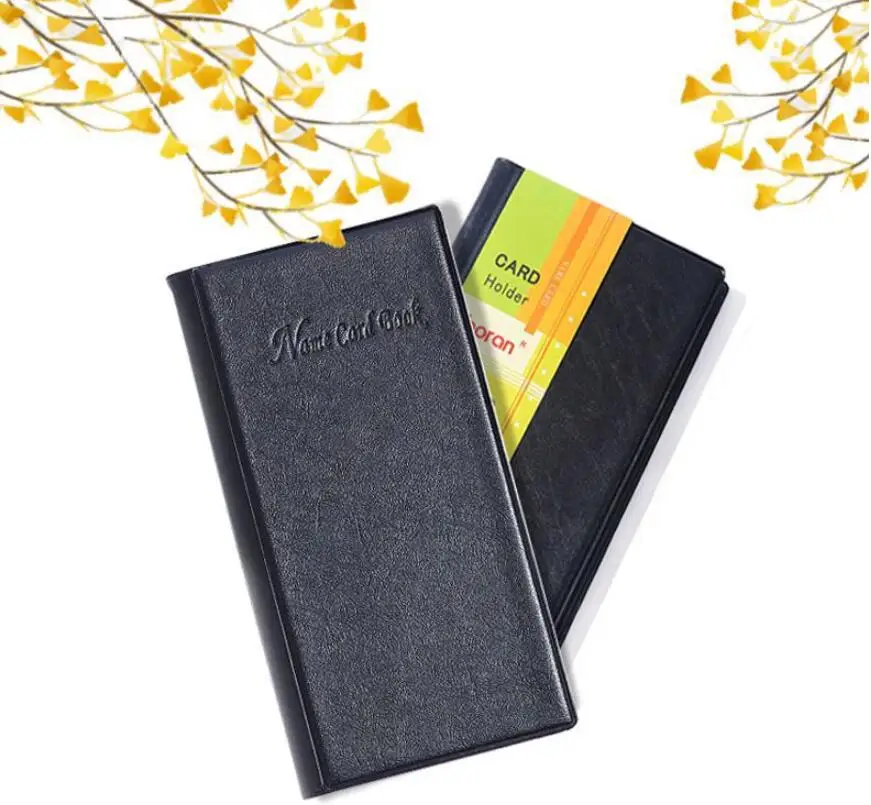 Portable 40/120/160/240/340 Cards Leather Business Name ID Credit Card Holder Keeper Organizer Book Bank Card Case Holder