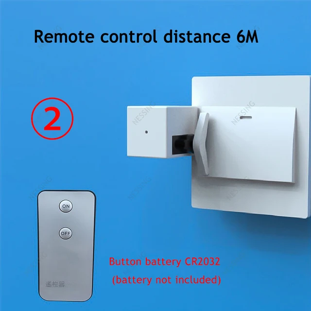 Wiring-free Wireless Remote Control Turn Off Lights Smart Auto Press Wall  Switch Bot Automatic Physical Click Switch Fingerrobot - Holders & Stands -  AliExpress