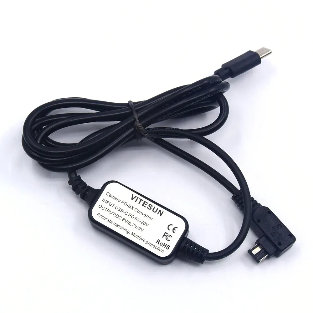 

PW10AM PD USB Type C Power Bank Charger Adapter Cable For Sony Alpha A58 A99 A77 II DSLR-A100 A200 A230 A290 A330 A350 A380 A390