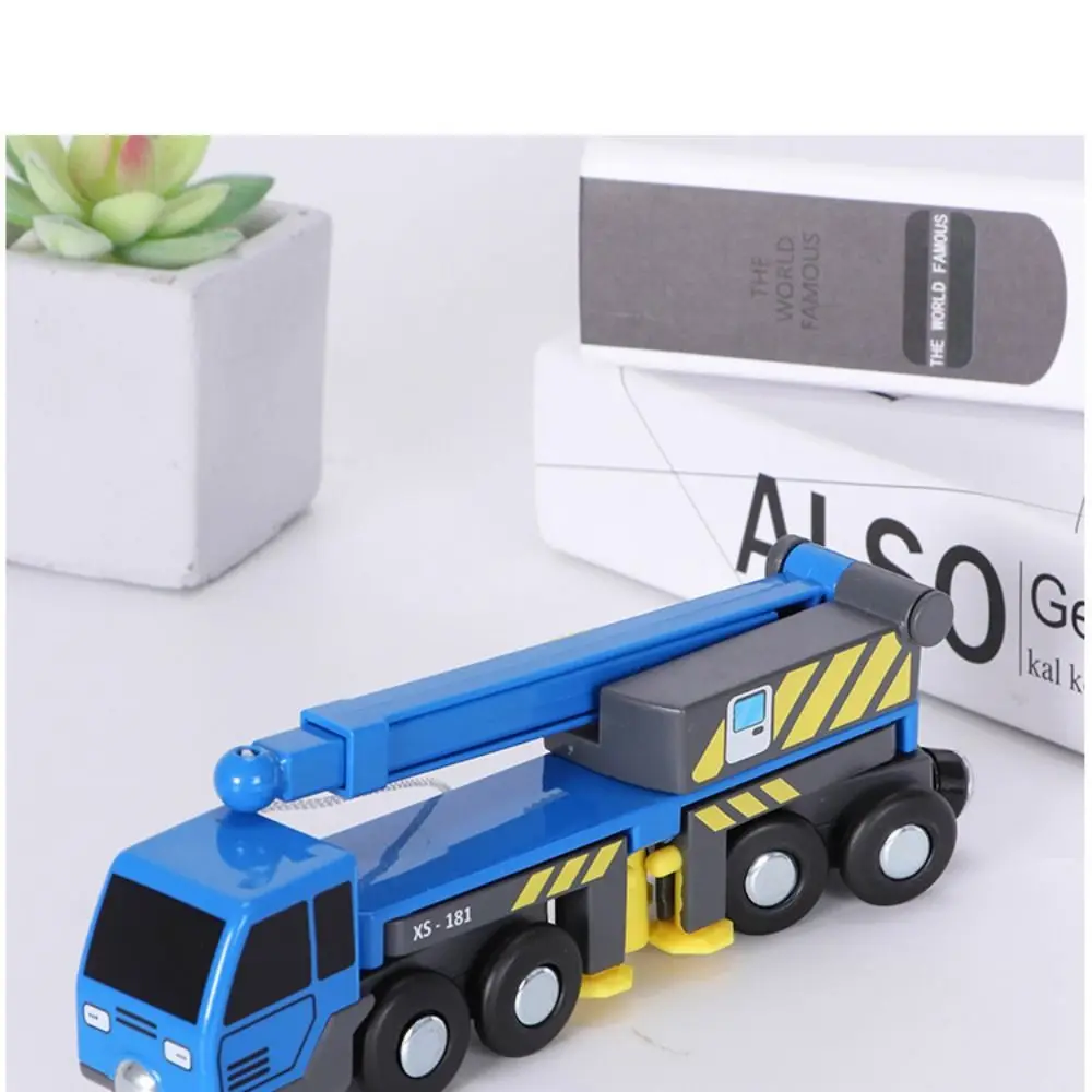 Home Decor Diecast Engineering Vehicle Excavator Truck  Engineering Car Model Inertial Sliding Mini Crane