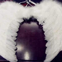 Feather Angel Wings Adult Halloween Christmas Angel Costumes Accessories Gift 3