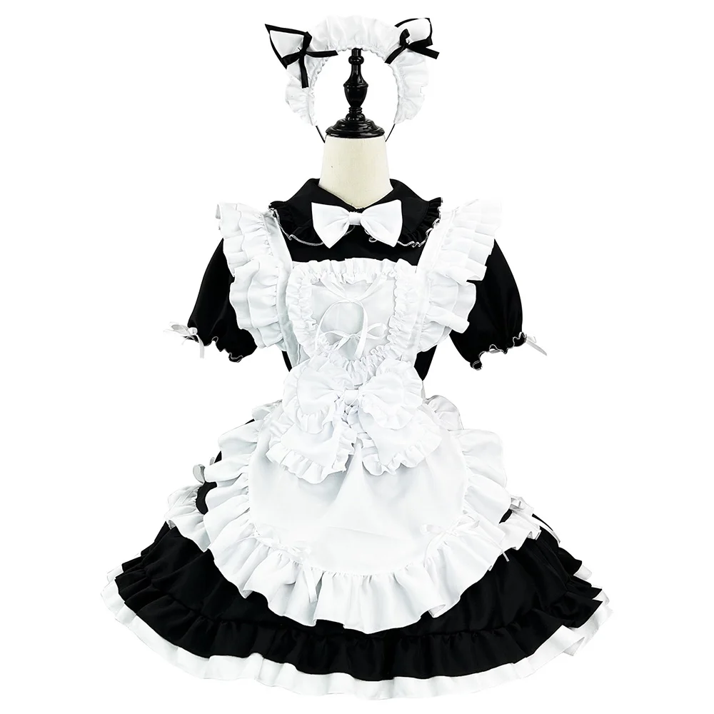 

Anime Black Cute Akihabara Lolita Maid Cosplay Costumes