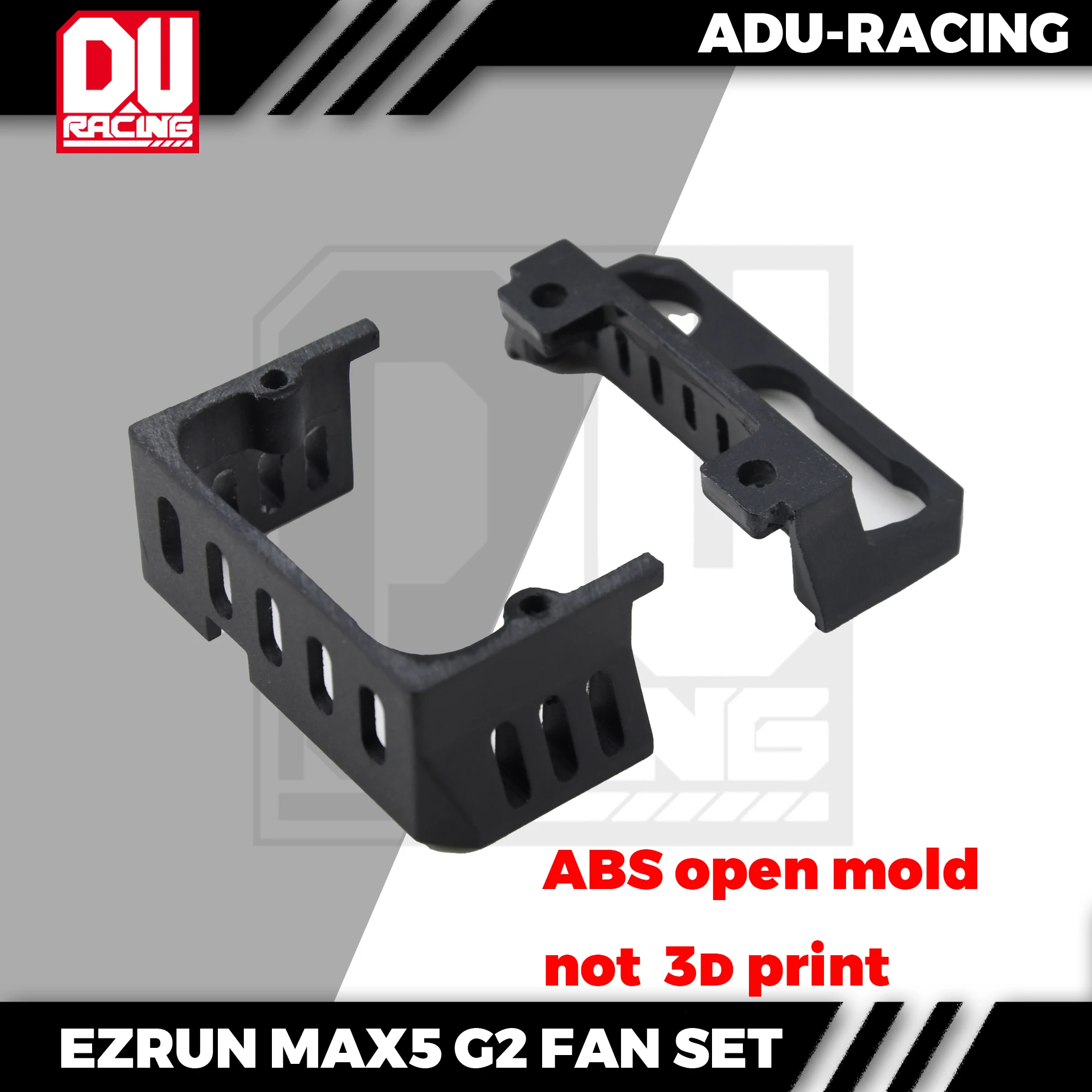 RC Car Cooling Fan Set 5028 High Speed Fan Set Alloy Base For EZRUN MAX5 HV G2