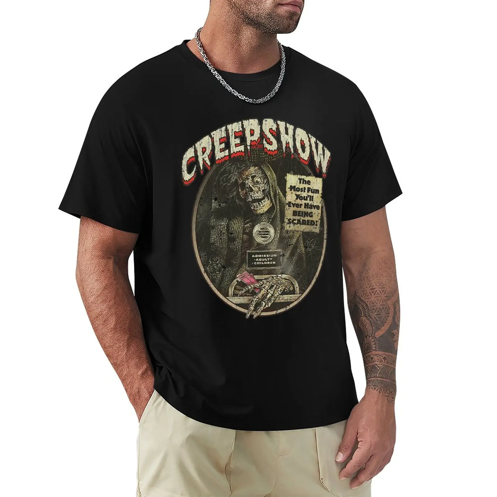

Creepshow T-ShirtCreepshow 1982 T-Shirt oversized animal prinfor boys mens t shirts casual stylish