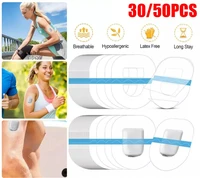 30/50Pcs Omnipod Adhesive Patches Waterproof Transparent Tape Clear Omnipod Covers Overpatch Pre Cut Back Paper 1