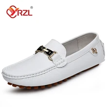 

YRZL Men Loafers 2022 Spring Autumn Fashion Loafers Shoes Men Classic High Quality Handmade Leather Comfy Drive Moccasins Men
