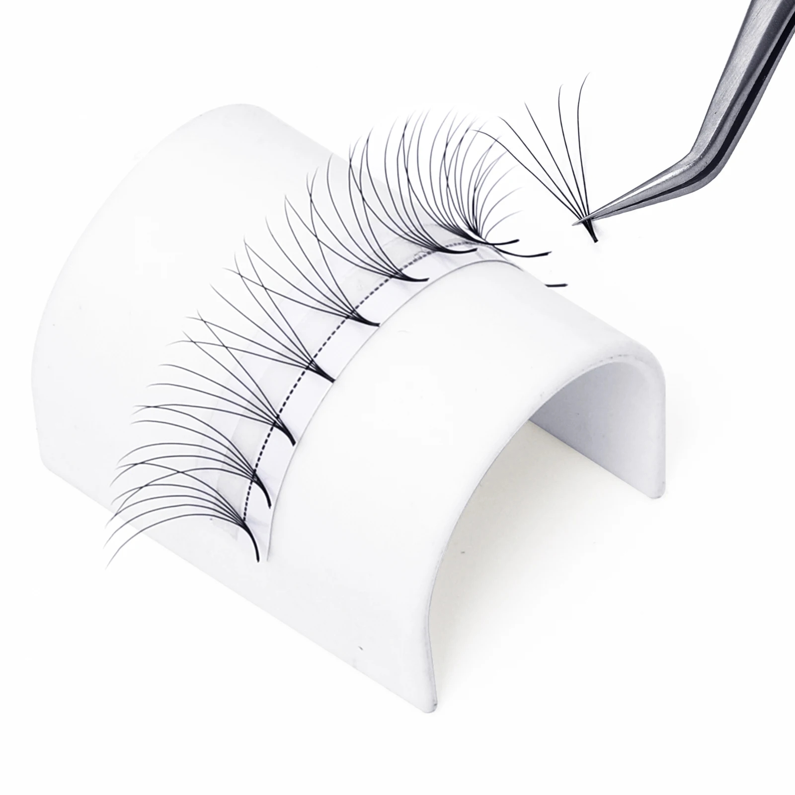Gemerry Premade Fan Eyelashes Extension 6D 8D 9D 10D 12D 16D 20D Short Stem False Lashes Soft Russian Volume Faux Mink Eyalashes