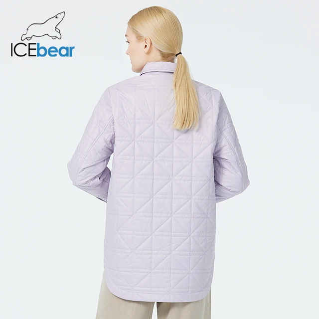 스타일과 편안함의 완벽한 조화: ICEbear 여성용 면 파카 봄 가을 가벼운 코트