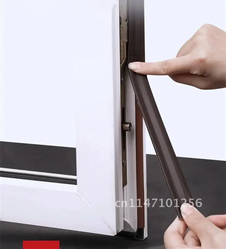 Description Picture 5 of item2M Self-adhesive Door Window Seal Sealer Insulation Soundproof Foam Sealing Strip for Sliding Door Window Draft Stopper