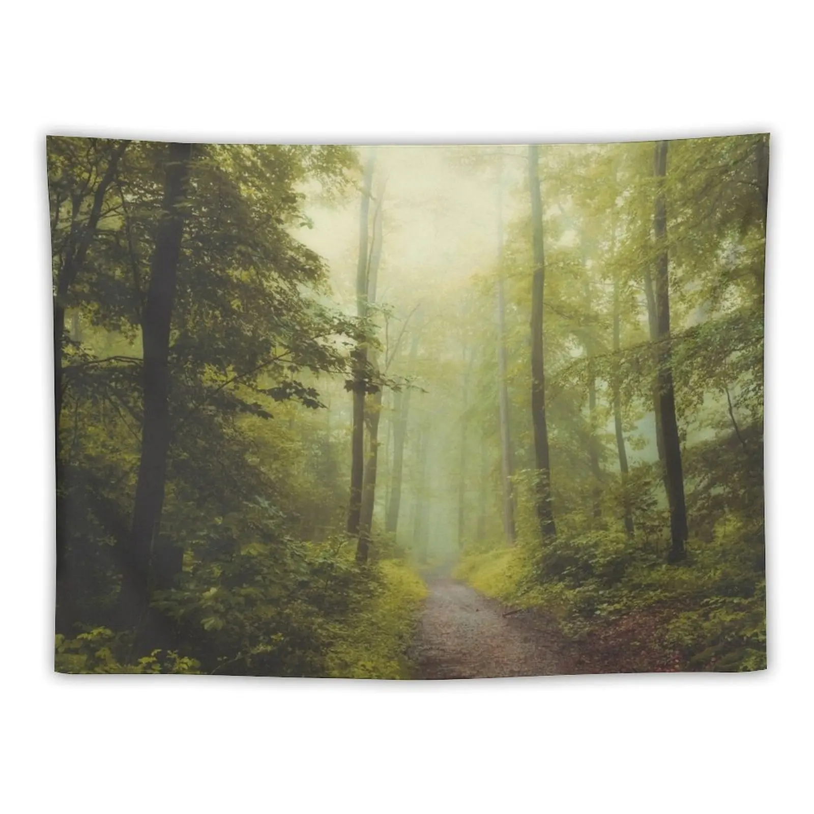 

Long Forest Walk Tapestry Funny Aesthetic Room Decors Tapestry