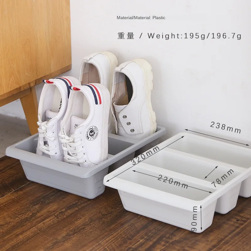 Simple modern Nordic style vertical economy slippers rack space home shoes storage WF 5