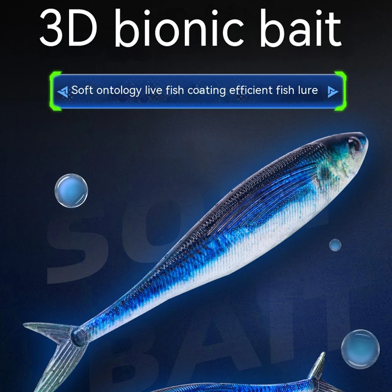 

soft bait Paddle Tail Shad Worm Lifelike 16g Silicone Bait 21cm Swimbaits Freshwater Bass Trout fishing lure