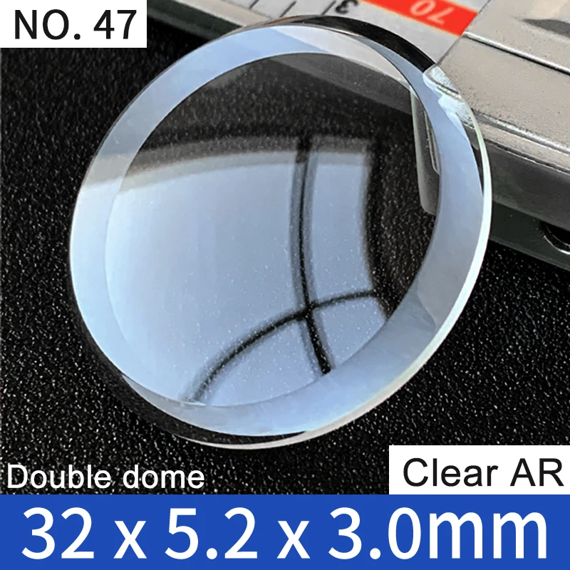 Mineral glass double dome With big chamfer For 6306-7000