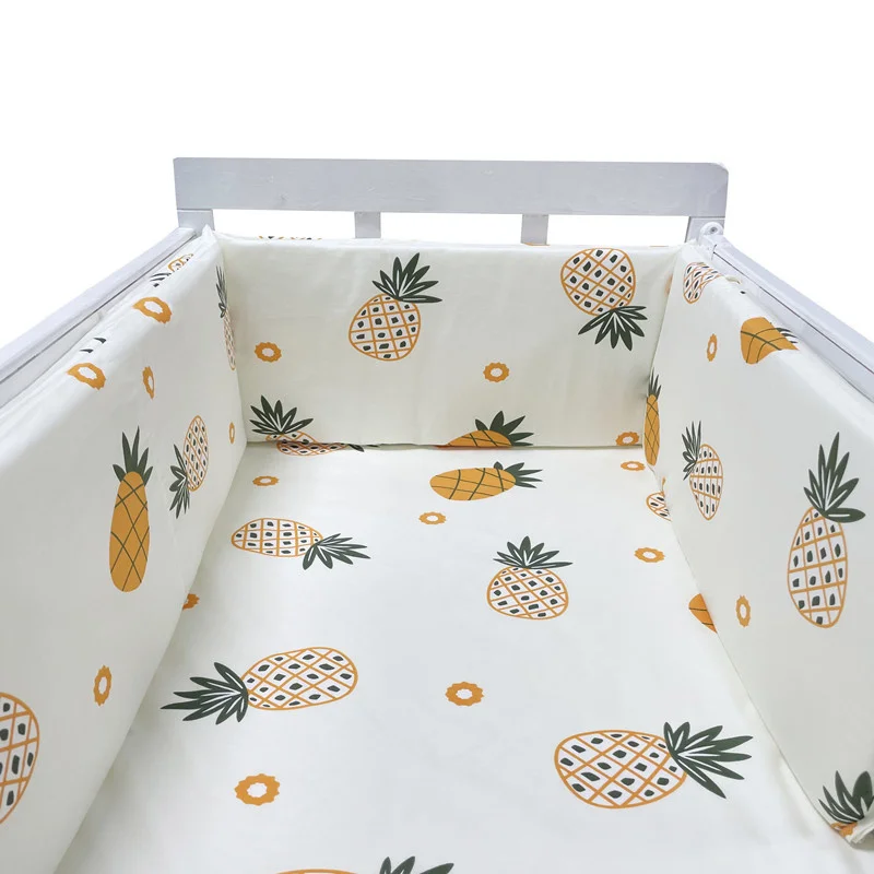 

Baby Nursery Thicken Bumper One-piece Crib Around Cushion Nordic Stars Design Baby Bed Cot Protector Pillows Newborns Room Decor