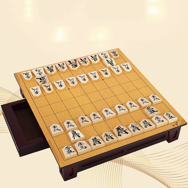 

Japanese Unusual Chess Table Game Board Wooden Medieval Family Chess Professional Souvenir Game Ajedrez Entertainment OA50XQ