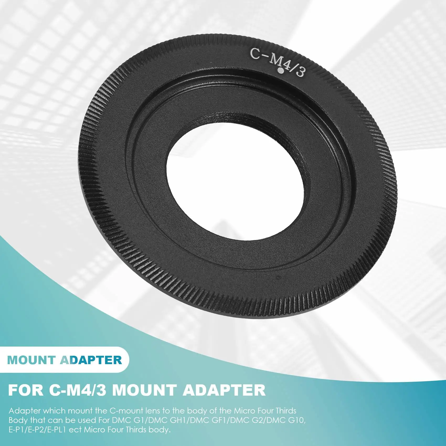 C-mount lens-Micro Four Thirds (Olympus,for Panasonic) camera body support Lens Mount Adapter C M4 / 3