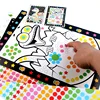 10 Sheets/Lot Funny Puzzle Dot Stickers For Kids Cute Cartoon Animal Drawing Mosaic Sticker Children Early Educational Patience 1