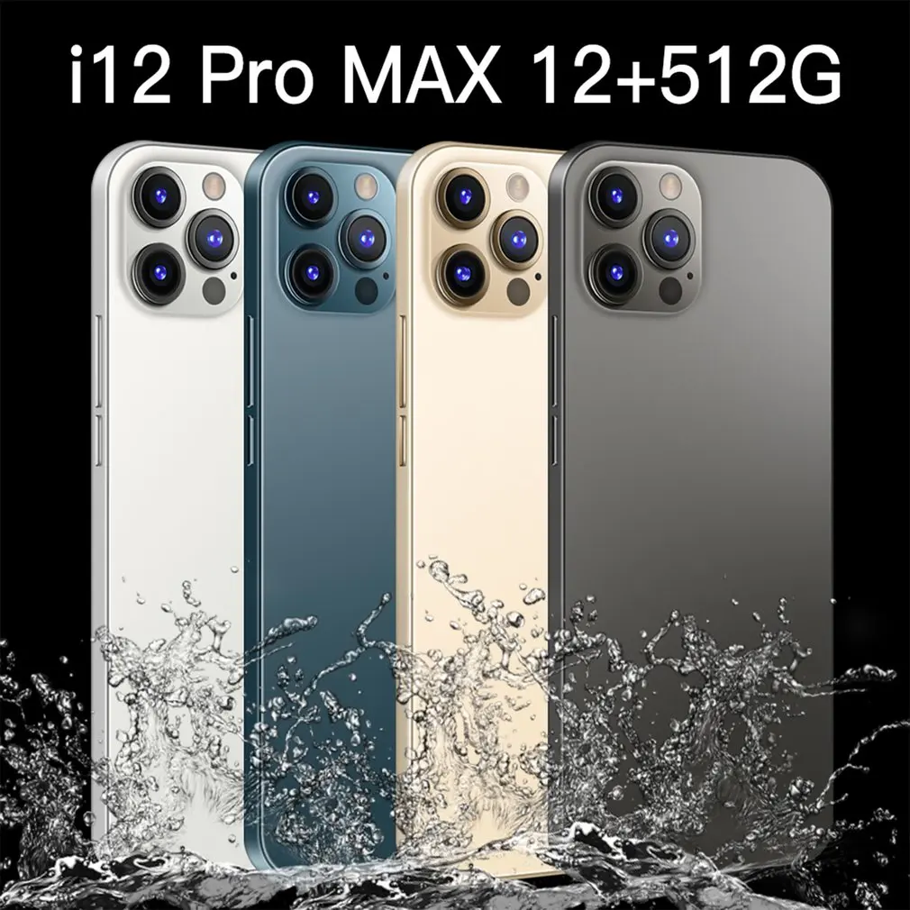 

New I12proMax Smart Phone 6.3 Inch WIFI Super Thin RAM 1GB+ROM 8GB Mobile Phone International Version Smart Phone Fast delivery