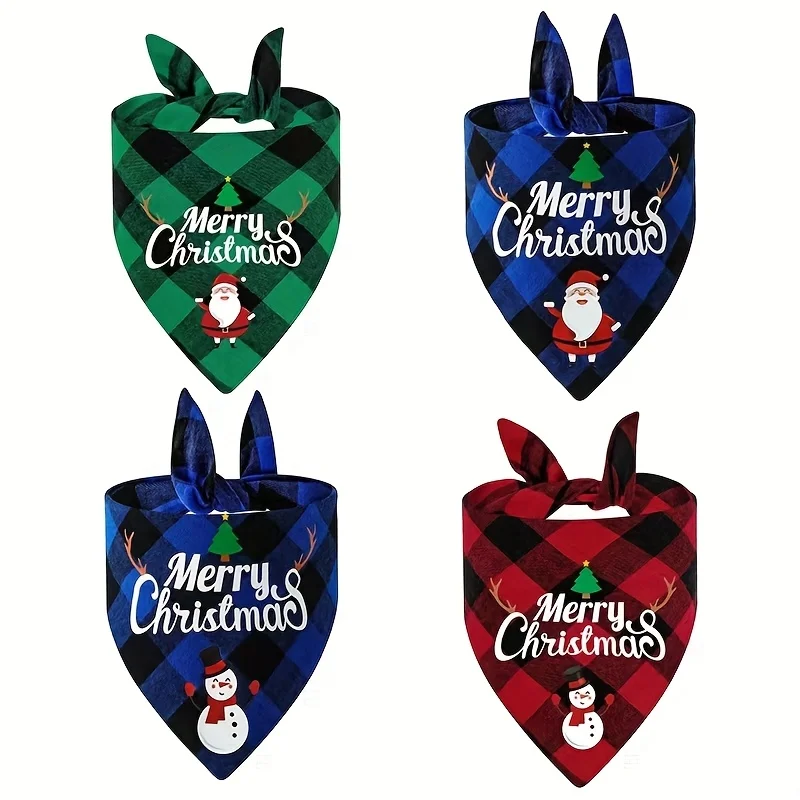 Christmas Pet Bandanas Set 2