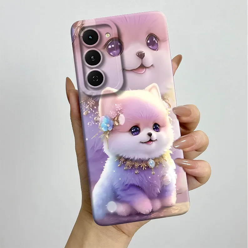 Aesthetic Flowers Slim Liquid Silicone Phone Case - Anti-Drop Protective Soft Cover