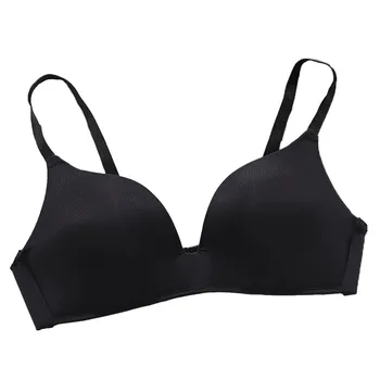 Sexy Women Seamless Bra No Wire Push Up Underwear Girls Students Breathable Thin 10 Colors Bras Female's Bra Breathable Gathered 1
