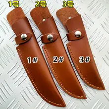 

Knife Scabbard sheath Cowhide knife cover Leather sheath pants Bag For knife