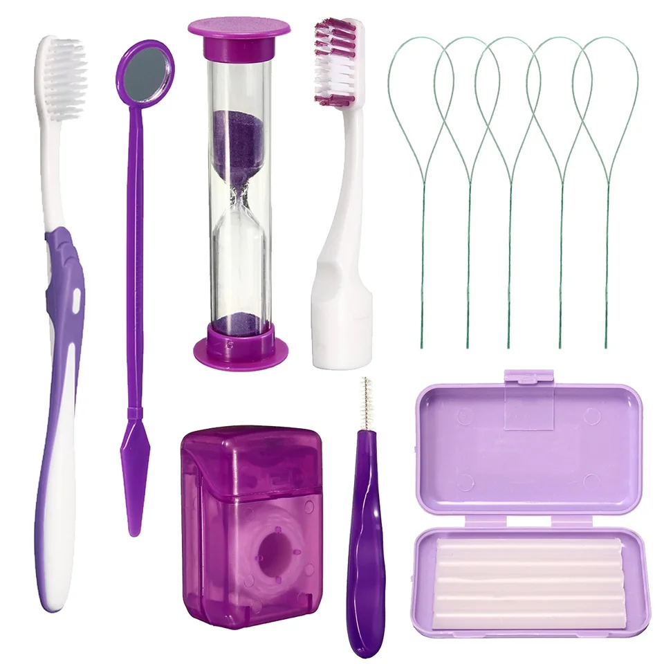 Orthodontic Brush Kit for Dental Care and Whitening