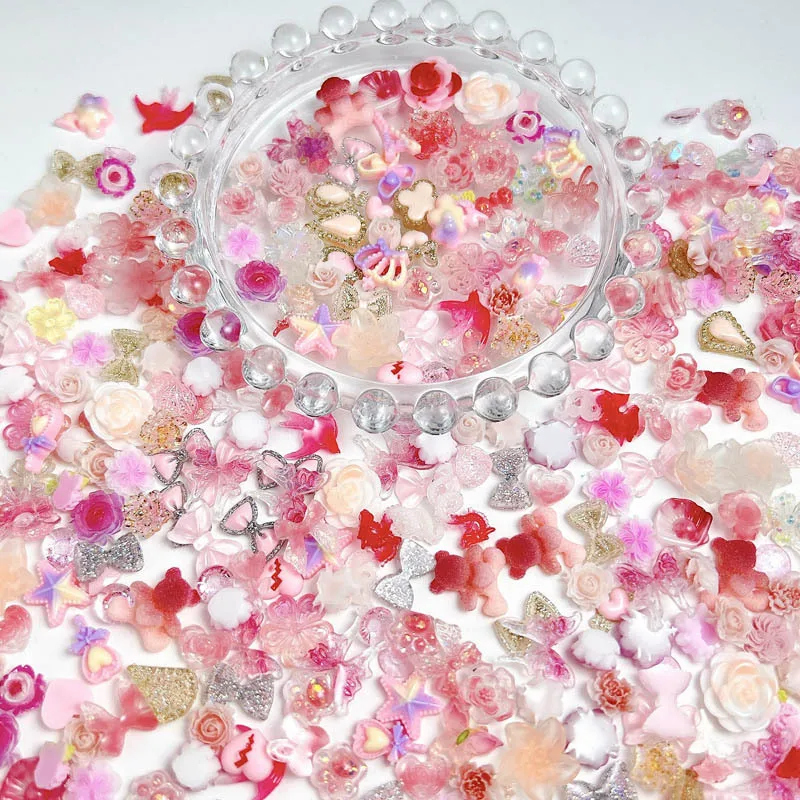 100PCS Cartoon Nail Charms 6