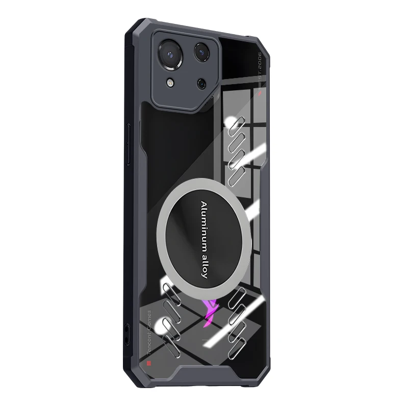 Shockproof Transparent Cooling Case with Camera Protector