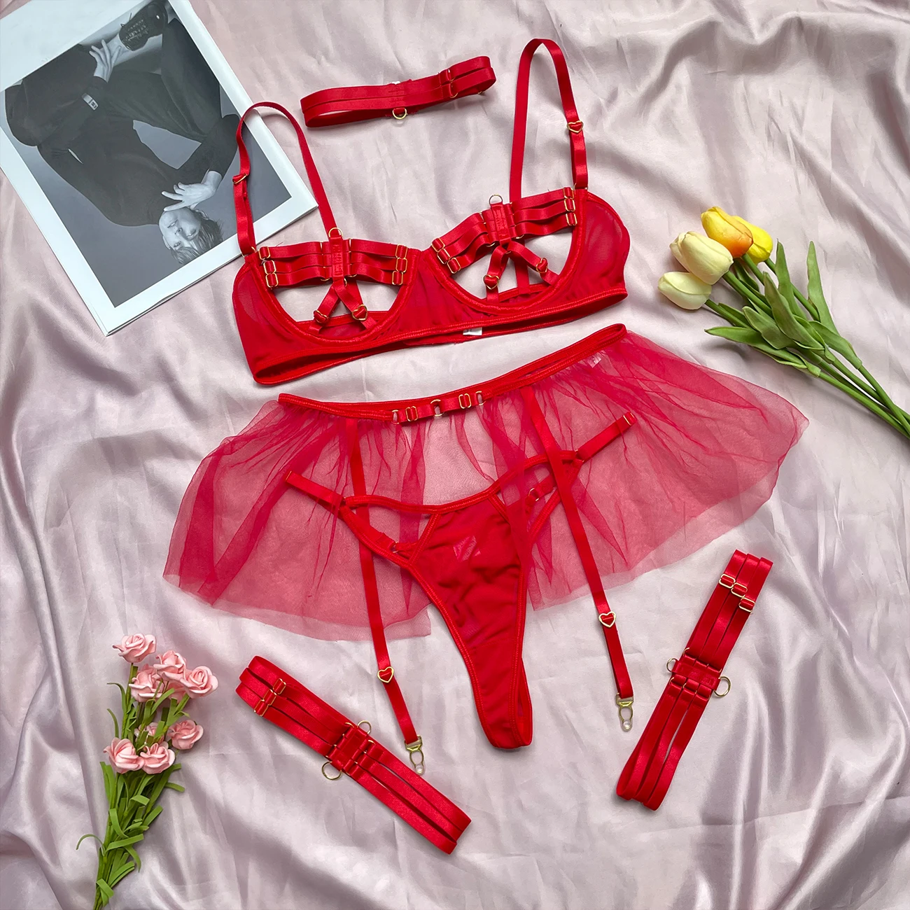 Women Lingerie Hollow Out G-String Thongs