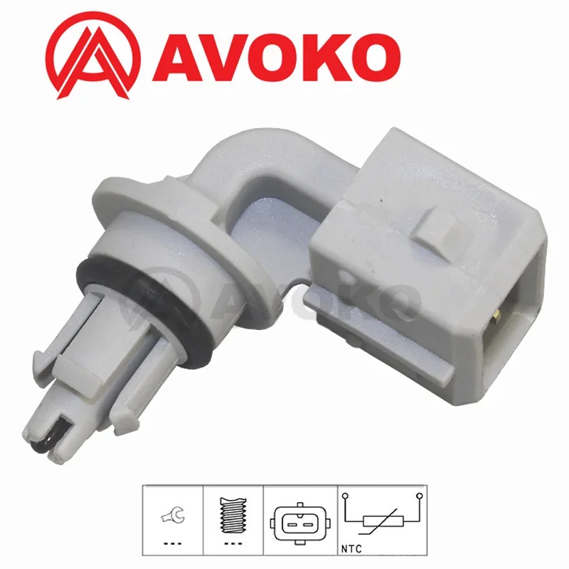19204G Intake Air Temperature Sensor For CITROEN PEUGEOT 206 CC Hatchback 307 406 407 607 806 807 EXPERT 2000-2011 1.8-3L