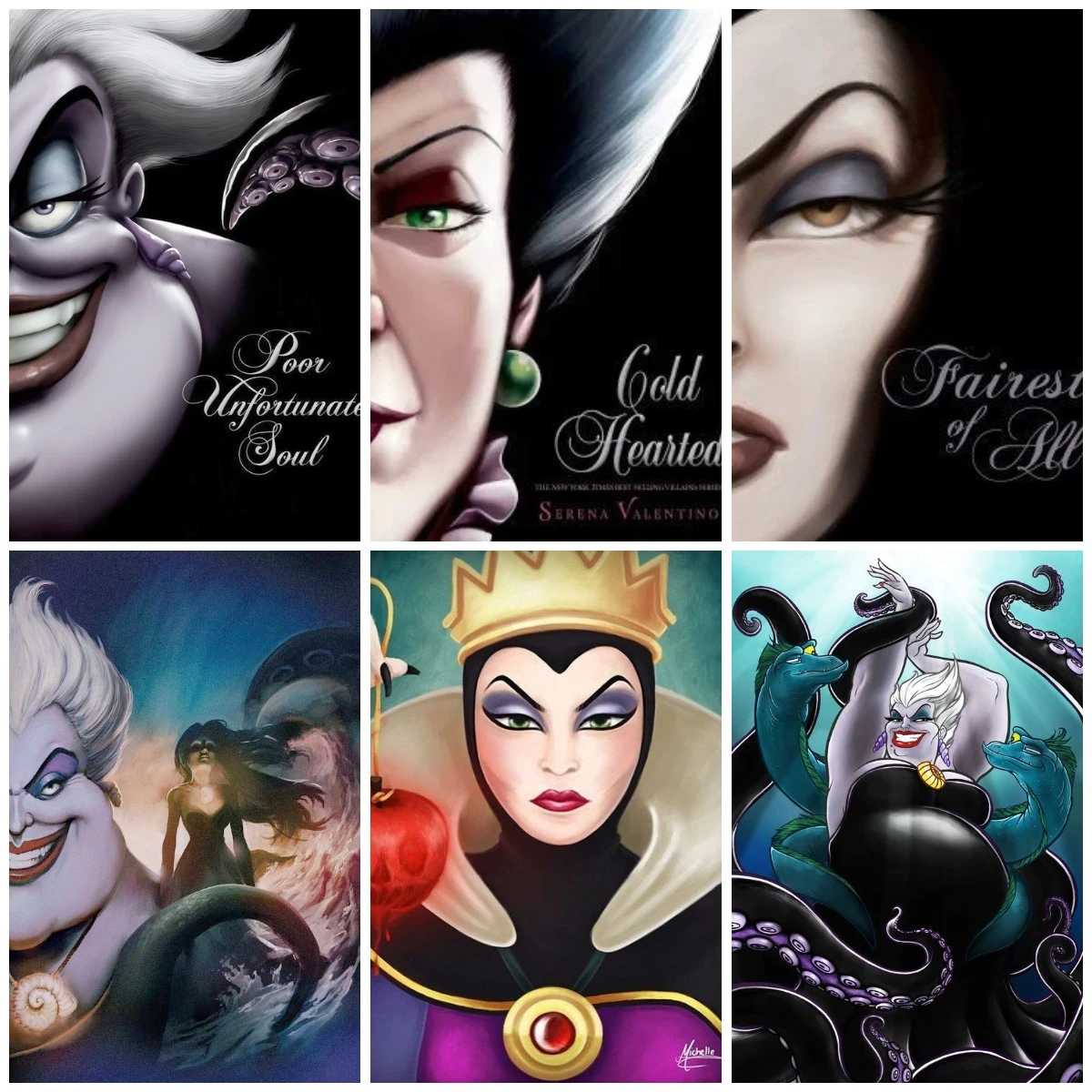 Home Decor Art HD Print on Canvas Abstract Painting Disney Sinister Villains
