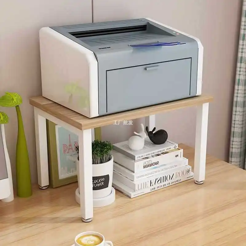 

Creative Printer Shelf Shelf Modern Double Deck File Shelf Office Desktop Multi-Layer Copier Storage Rack
