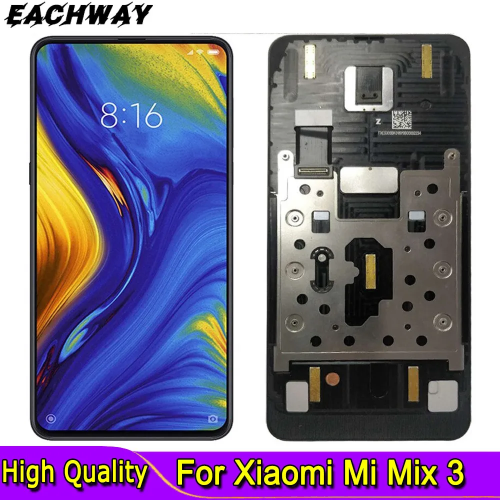 

6.39" AMOLED For Xiaomi Mi Mix 3 LCD Display No Dead Pixel Mix3 LCD Touch Screen Digitizer Replace For Xiaomi Mix 3 LCD Screen