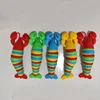 Colorful Slug lobsterToy Articulated Flexible 3D Slug Fidget Toy All Ages Relief Anti-Anxiety Sensory Toys for Children 5
