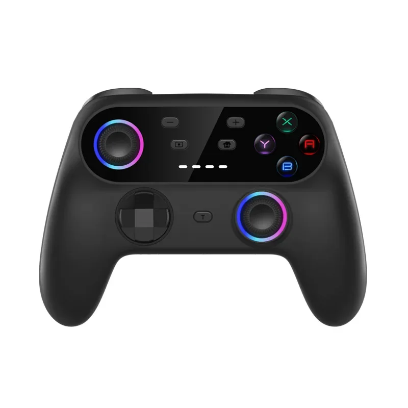 Wireless Controller HY-9017 for Switch/Xinput/Dinput/PS3/Android with Turbo,6 Aisx,Programming,RGB Light&Double Motor Functions