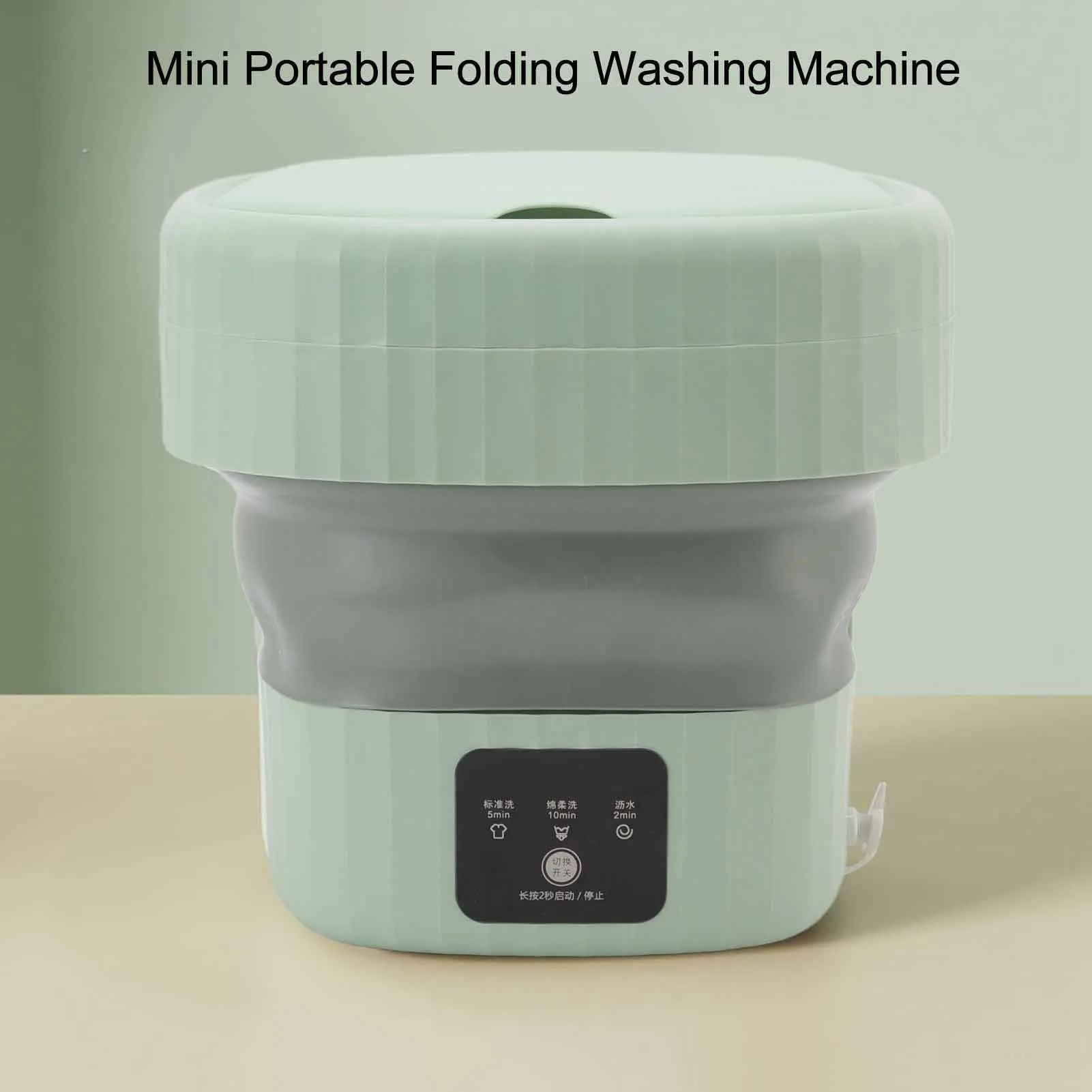 6L Folding Bucket Washing Machine Portable Mini Foldable Washing Machine for Socks Underwear Portable Folding