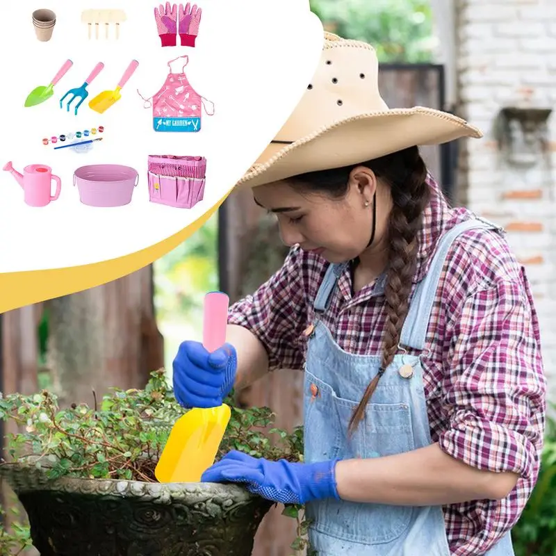 Kids Gardening Tool Set – 20-Piece Outdoor Play Kit 1