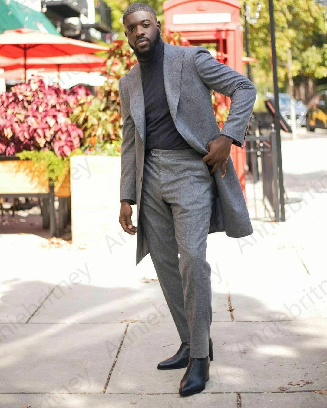 公式ストア メンズロングジャケットとパンツ グレーの長袖スーツ カジュアル 秋のシーズン 2ユニット スリムフィット 22 正規品 Swisskeysmanagement Com