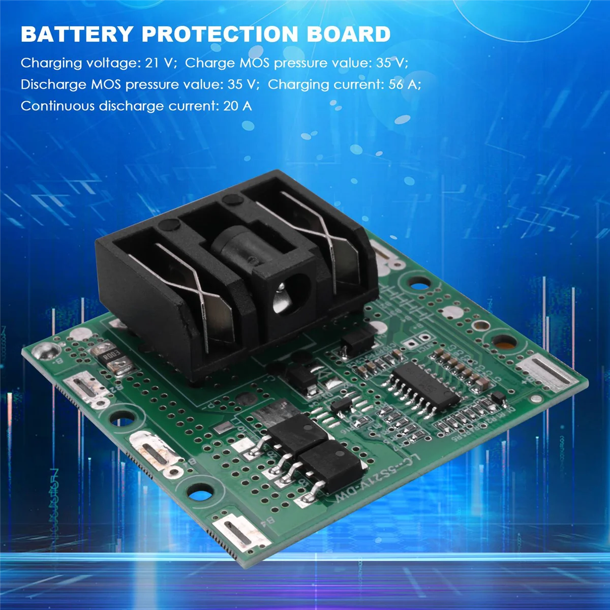 Ƭ ̿ ͸, BMS 18650 ͸ ũ ̹,   ȣ , Turmera , 5S, 18V, 21V, 20A