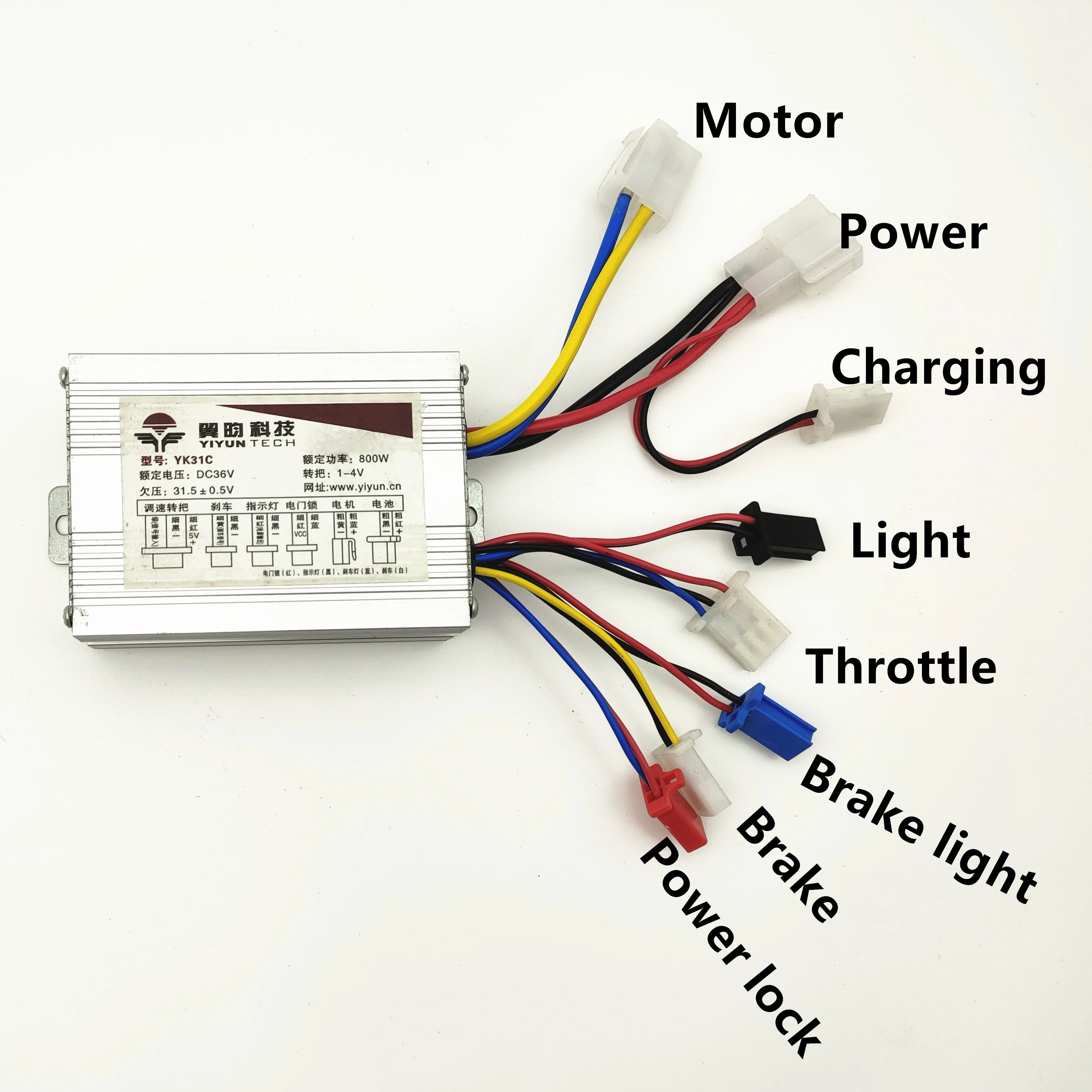 800W DC 36V brush motor speed controller, speed control, electric bicycle  controller - AliExpress