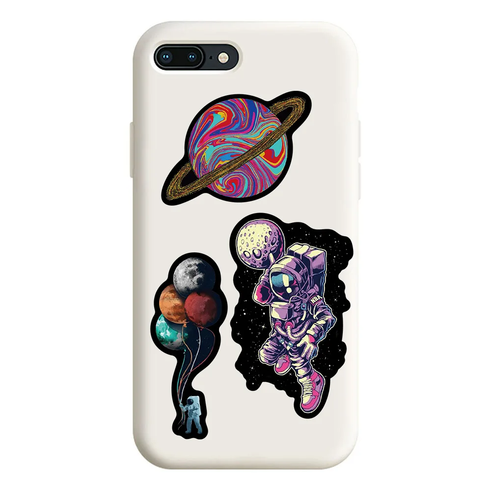 Cartoon Stickers 10/30/50PCS Outer Space Astronaut Graffiti