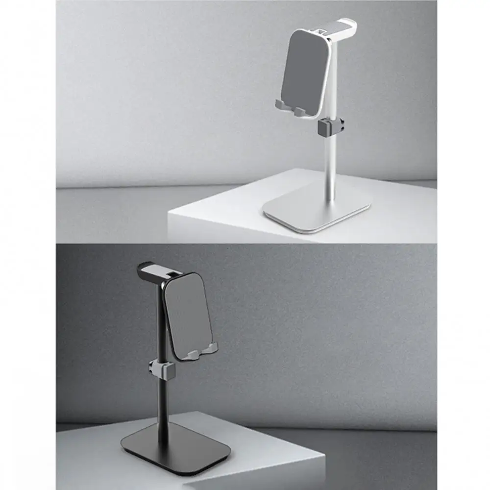 Desktop Aluminum Alloy Bracket Mobile Phone Tablet Dual Adjustment Bracket Fodable Holder for Mobile Phone Tablet